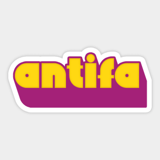 Antifa ///// Anti-Racism Design Sticker